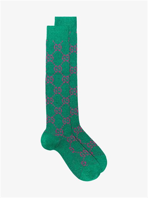 green gucci socks